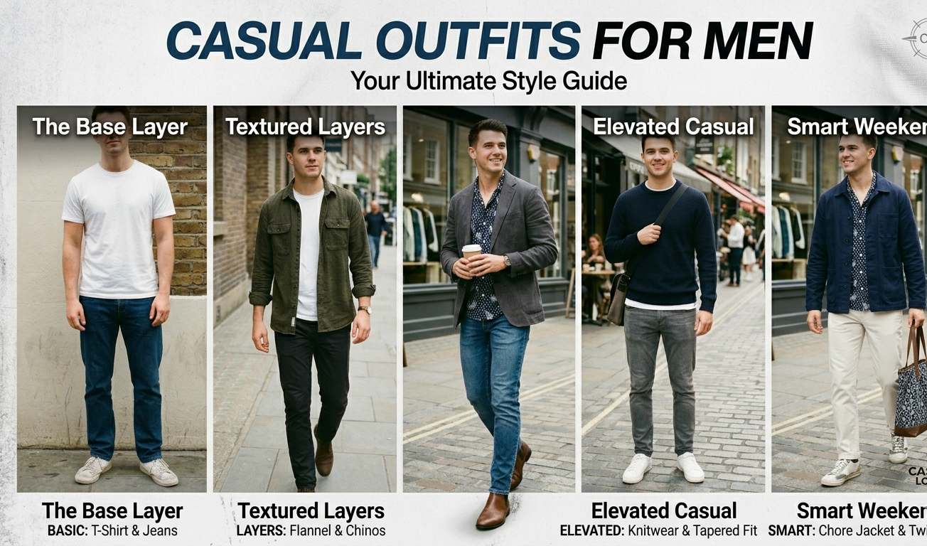 casual outfits for men